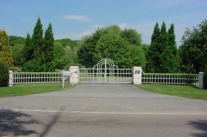 Wrought Iron Gate Private Residence