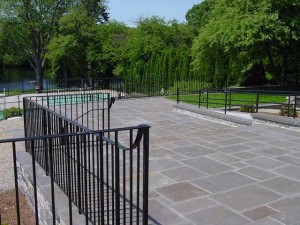 Wrought iron railings for Pingree School, South Hamilton, MA