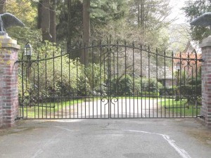 Wrought Iron Gate Private Residence