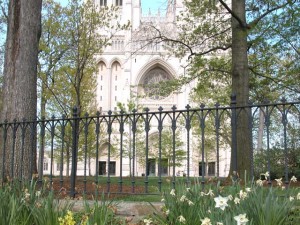 400 feet of hand forged wrought iron fence for the Washington National Cathedral in Washington, DC.