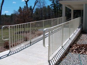Wrought iron railings for The Lukas Community Center, Temple, NH
