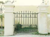 Wrought Iron Garden Gate Private Residence