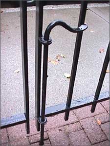 4no Wrought Iron 16mm Weld On Gate Hinges and Eye Bolts 150mm long 