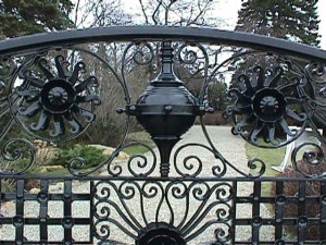 Wrought Iron Gate Close Up